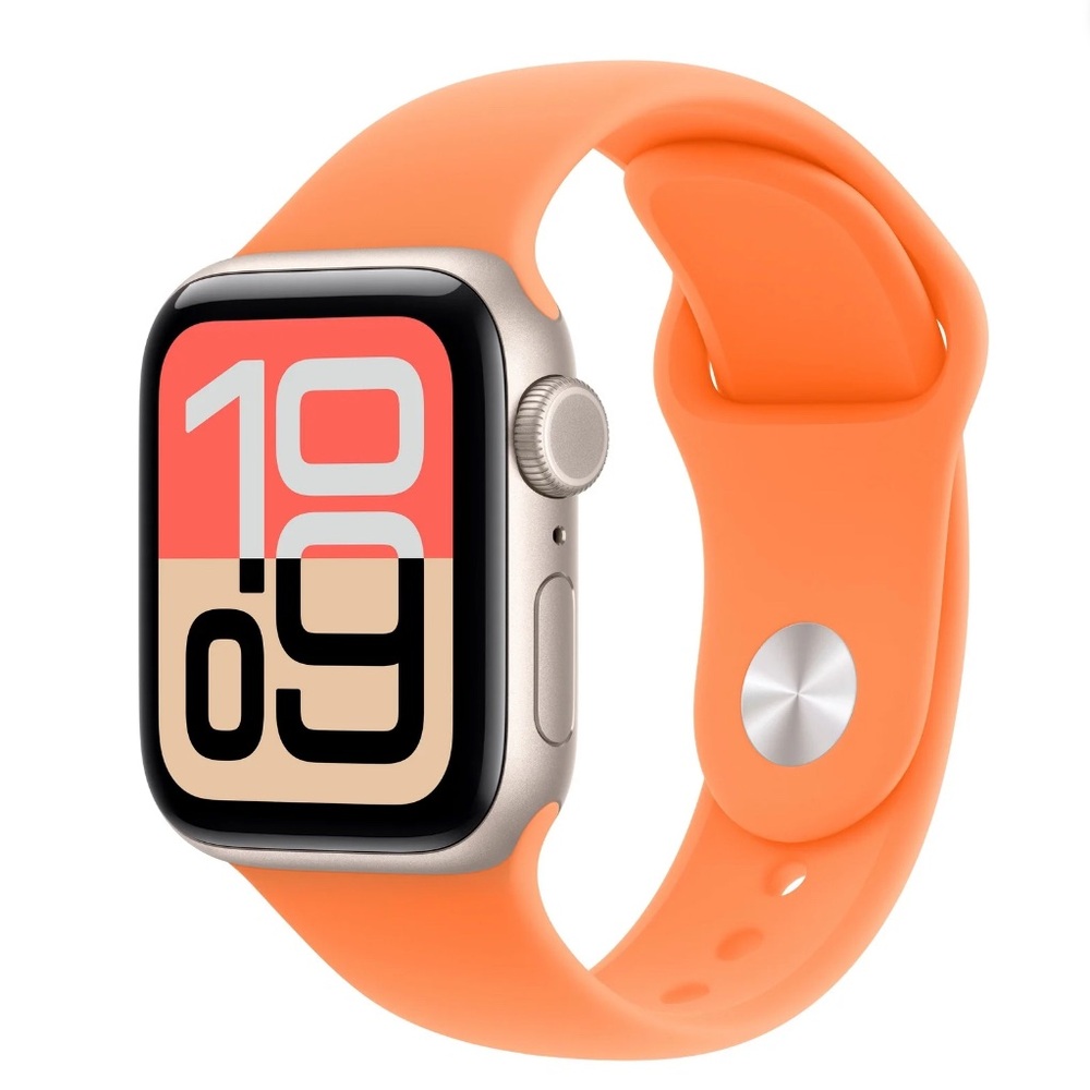 NWT Genuine OEM Apple Clementine Sport Band Watch Band Stainless Steel Pin 40MM